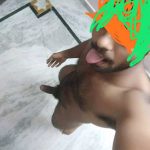 Indian Gay Porn: Sexy bisexual hunk showing off his hot body and sexy dick