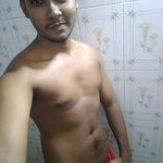 Indian Gay Porn: Sexy naked pics of South-Indian hairy hunk showing off his erection