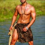 Indian Gay Porn: Sexy desi hunk exposing his hot body in a naked Tarzan photoshoot