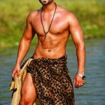 Indian Gay Porn: Sexy desi hunk exposing his hot body in a naked Tarzan photoshoot