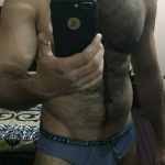 Indian Gay Porn: Sexy desi hairy bull showing off his hunky body and big hard cock