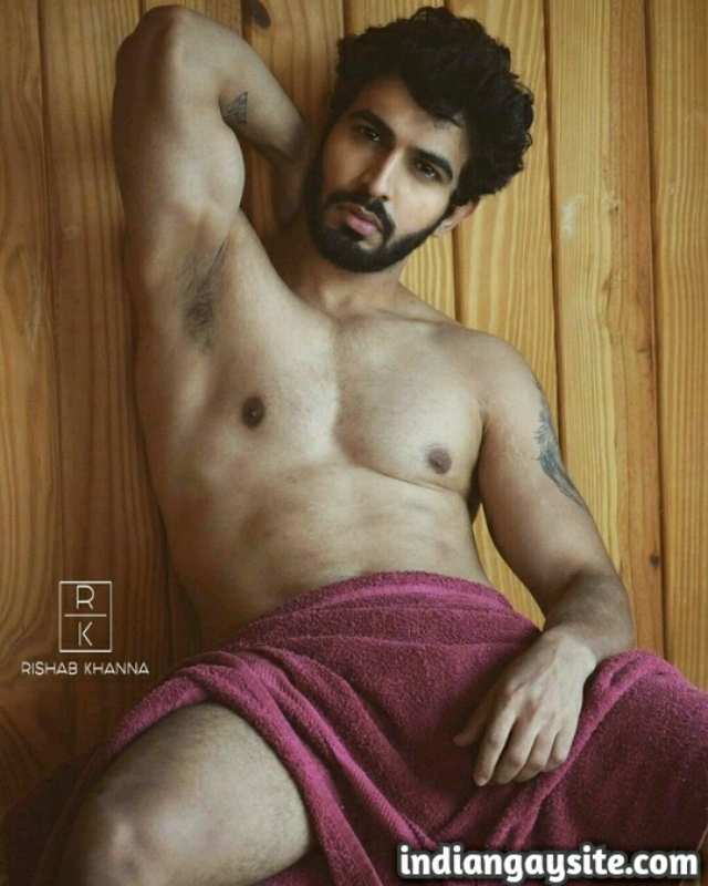Indian Gay Porn: Sexy desi model exposing his hot body on a steamy photoshoot
