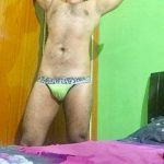 Indian Gay Porn: Sexy desi hunk teasing with his big and hard desi cock