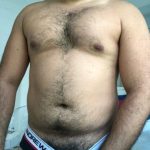 Indian Gay Porn: Sexy desi chub showing off his hairy bear body naked