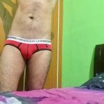 Indian Gay Porn: Sexy desi hunk exposing his hot body in tight and slutty briefs: 1