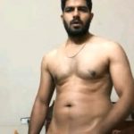 Indian Gay Porn: Hot and sexy desi hunk jerking off naked and cumming in his hands just for you