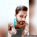 Indian Gay Porn: Sexy desi hunk strips naked and shows off his hot and hairy body