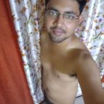 Indian Gay Porn: Sexy desi crossdresser showing off his hot body in a slutty bra as well as butt naked