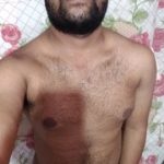 Indian Gay Porn: Sexy hairy bear showing off his hot naked body front and back