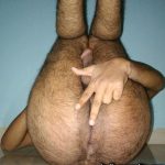 Indian Gay Porn: Horny and slutty desi versatile guy exposes his hairy ass and thick dick