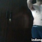 Indian Gay Porn: Sexy desi hunk stripping naked and exposing his lovely body and ass: 1