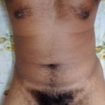 Naked desi hunk lying on bed and exposing hot body