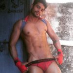 Naked desi hunk exposes his hot and muscular body