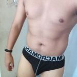 Naked desi hunk showing off big dick & hot butt