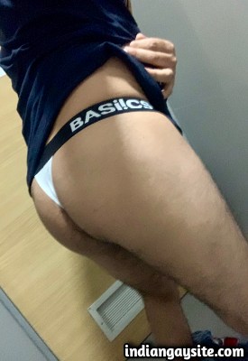 Indian Gay Hunk shows Hard Cock & Smooth Ass