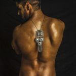 Naked Indian Male Model Posing Seductively for Photoshoot