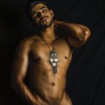 Naked Indian Male Model Posing Seductively for Photoshoot