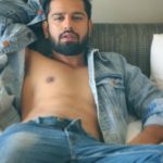 Hot Indian Stud Stripping Naked on Bed