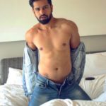 Hot Indian Stud Stripping Naked on Bed