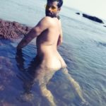 Sexy Indian Bottom Showing Big Butt Outdoors