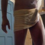 Sexy Indian Hunk Teasing Long Cock in Muslin Lungi