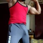 Muscular Naked Hunk from Chennai Shows Dick & Ass