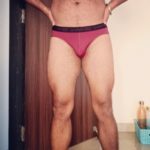 Horny Indian Hunk Exposing Ass & Hairy Fit Body