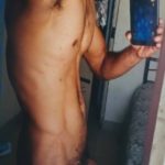 Naked Muscular Indian Hunk Teases Huge Uncut Lund