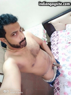 Sexy Indian Hunk Strips Naked to Show Huge Dick