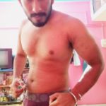 Horny Indian hunk shows sexy nude body