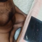 Hairy naked bear shows sexy furry body