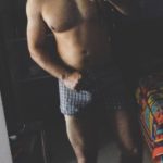 Desi gay pics of a slutty muscular hunk in briefs