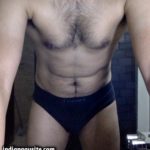 Gay porn pics of sexy Indian hunk in briefs