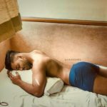 Bulging underwear pics of sexy Indian hunk with boner