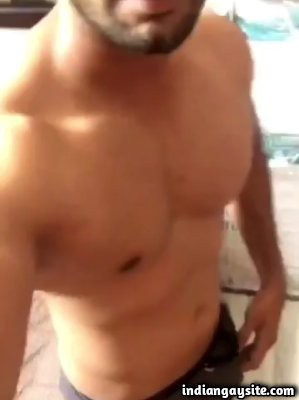 Muslim gay man stripping naked on cam