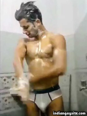 Naked teen boy shower in college in briefs - Indian Gay Site