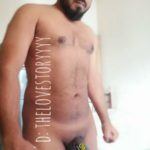 Naked desi bear teasing sexy and stocky bare body