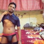 Hot and sexy Indian hunk teasing big bulge pics