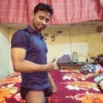 Hot and sexy Indian hunk teasing big bulge pics