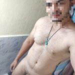 Nude hunk pics of a hot man's thick cut penis