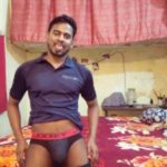 Hot and sexy Indian hunk teasing big bulge pics