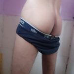 Desi gay boy teases hot ass in sexy undies