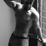 Indian underwear hunk showing bulge in undies