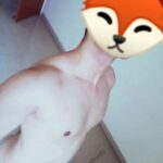 Naked young twink shows sexy smooth ass cheeks