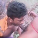 Outdoor blowjob pics by a slutty desi dick sucker