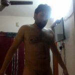 Naked Delhi guy showing off sexy body and stripping