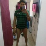 Naked Delhi guy showing off sexy body and stripping