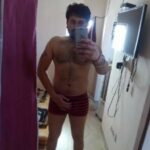 Naked Delhi guy showing off sexy body and stripping