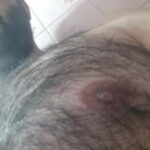 Hairy naked daddy teasing hot body and cut dick