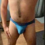 Naked horny hunk teases hot body in nude pics